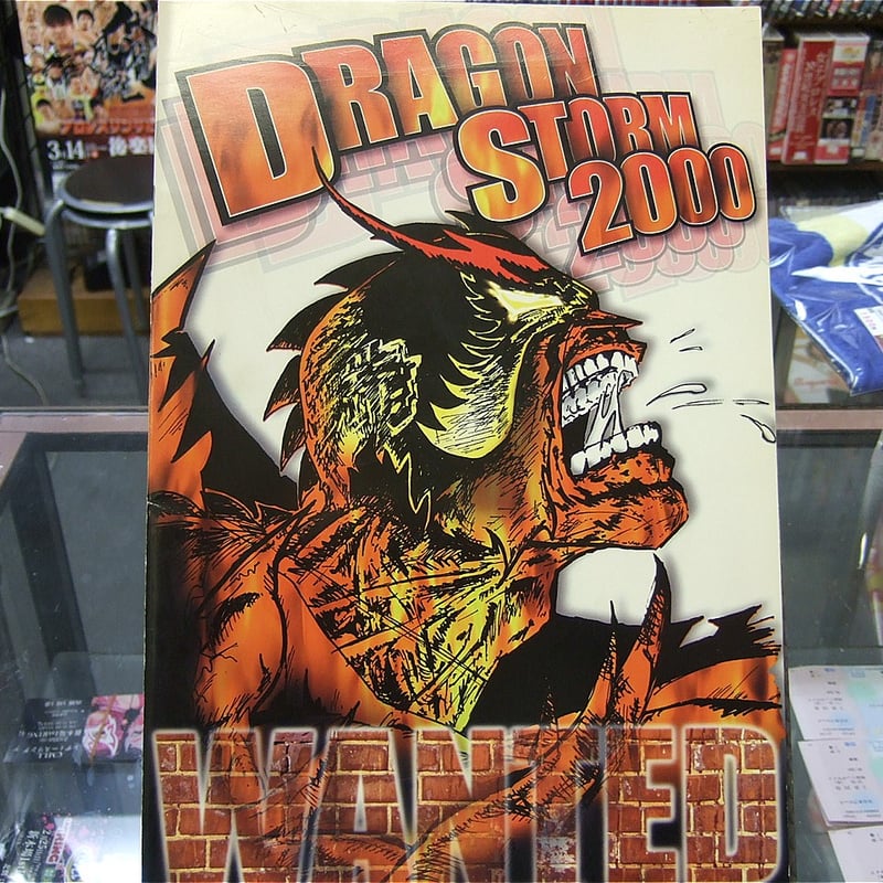 闘龍門 DRAGON STORME2000パンフレット（マグナムTOKYO直筆サイン入り