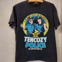 天山広吉＆小島聡 テンコジ警察Tシャツ Lサイズ