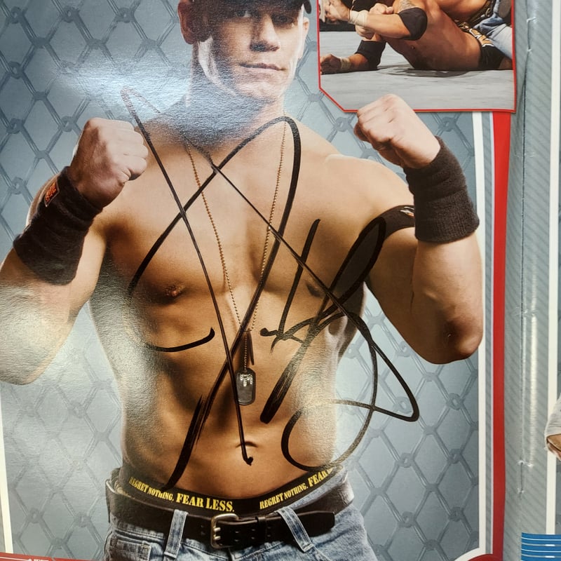 WWE ジョンシナCMパンクサイン AEW