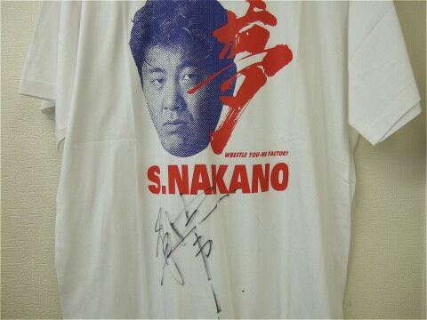 仲野信一 「夢」ビックプリントTシャツ（仲野信一直筆サイン入り