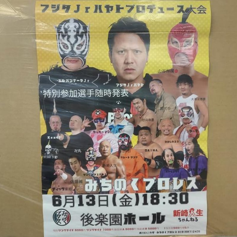みちのくプロレス 2025年6月13日後楽園ホール大会ポスター