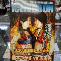 アイスリボン2014年3月30日後楽園ホール大会パンフレット（複数選手直筆サイン入り）