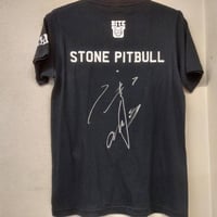 石井智弘 STONE PITBULL Tシャツ Sサイズ（石井智弘直筆サイン入り）