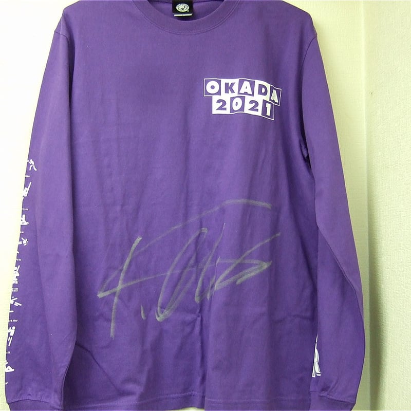 オカダ・カズチカ OKADA2021ロングTシャツ（オカダ・カズチカ直筆