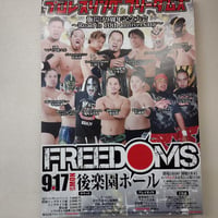 全日本プロレス1995年12月9日日本武道館大会ポスター（額入り