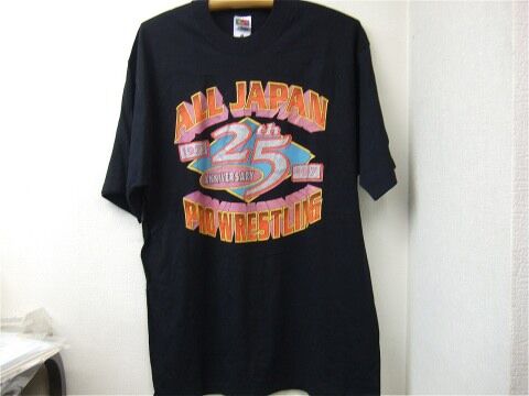 全日本プロレス 25周年記念Tシャツ Lサイズ | プロレスショップ
