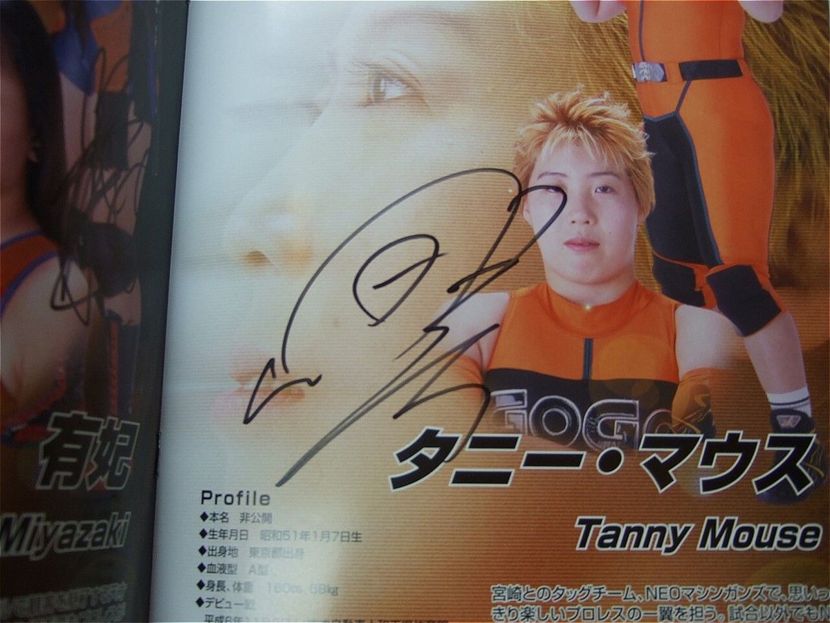 NEOオフィシャルパンフレット（井上京子、田村欣子、タニー・マウス