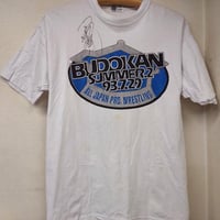 全日本プロレス  1993年7月29日日本武道館大会記念Tシャツ（小橋建太直筆サイン入り）サイズ表記なし（M～Lサイズ程度）