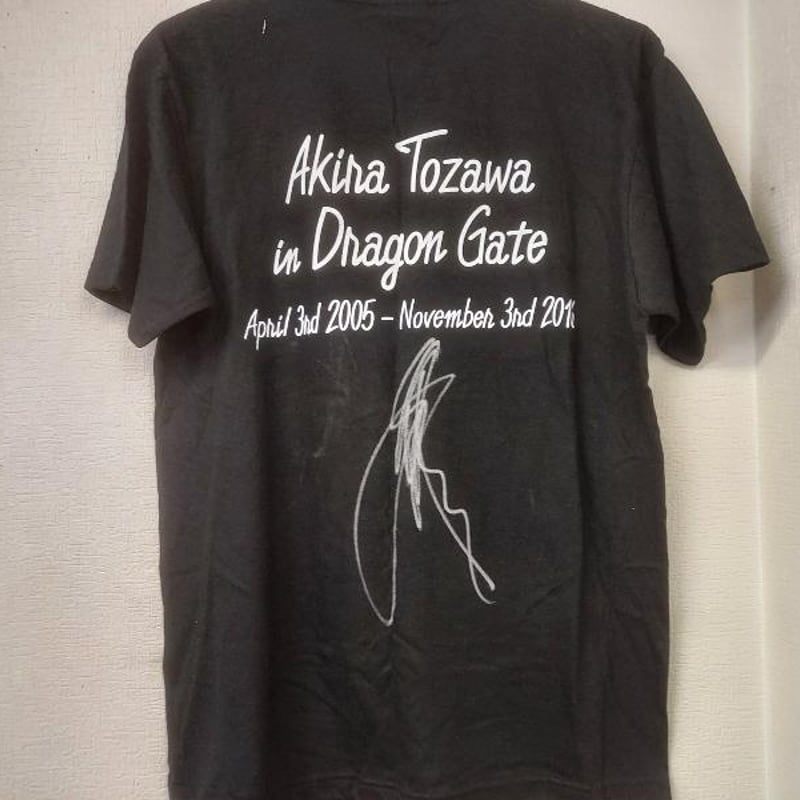 戸澤陽 ドラゴンゲートFINAL Tシャツ（戸澤陽直筆サイン入り）Mサイズ