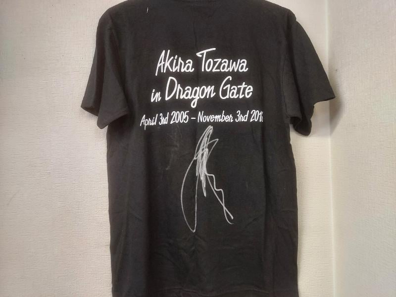 戸澤陽 ドラゴンゲートFINAL Tシャツ（戸澤陽直筆サイン入り）Mサイズ