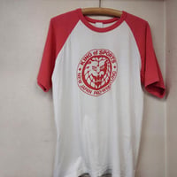 新日本プロレス ライオンマークラグランTシャツ サイズ表記なし（M～Lサイズ程度）