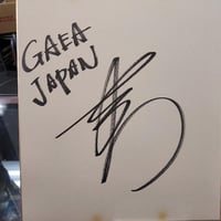 武藤敬司 （新日本プロレス時代） 直筆サイン（旧サイン）色紙