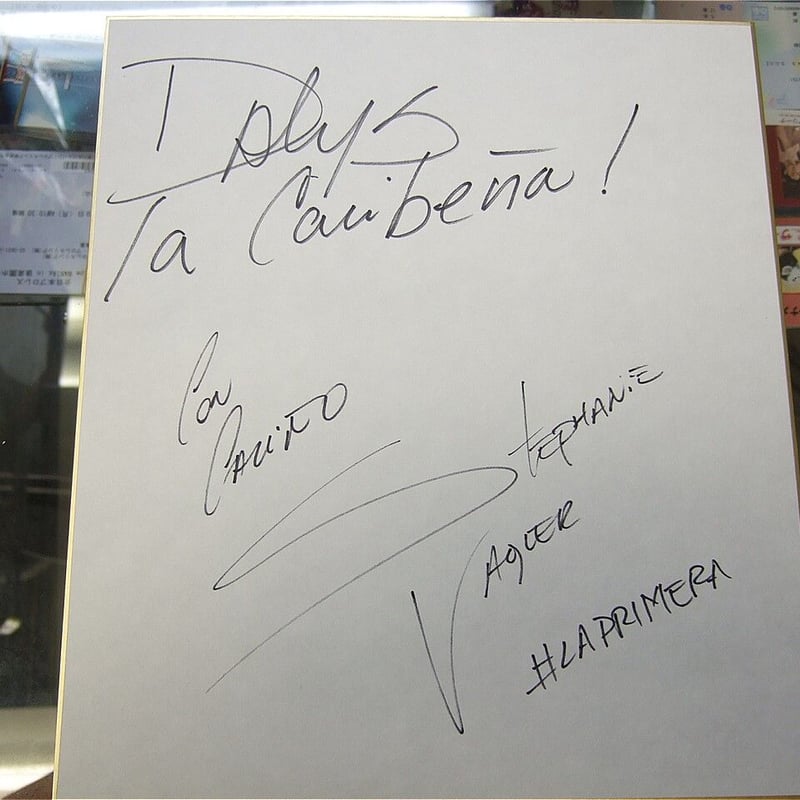 ダリス＆ステファニー・バッケル直筆サイン色紙 | プロレスショップ