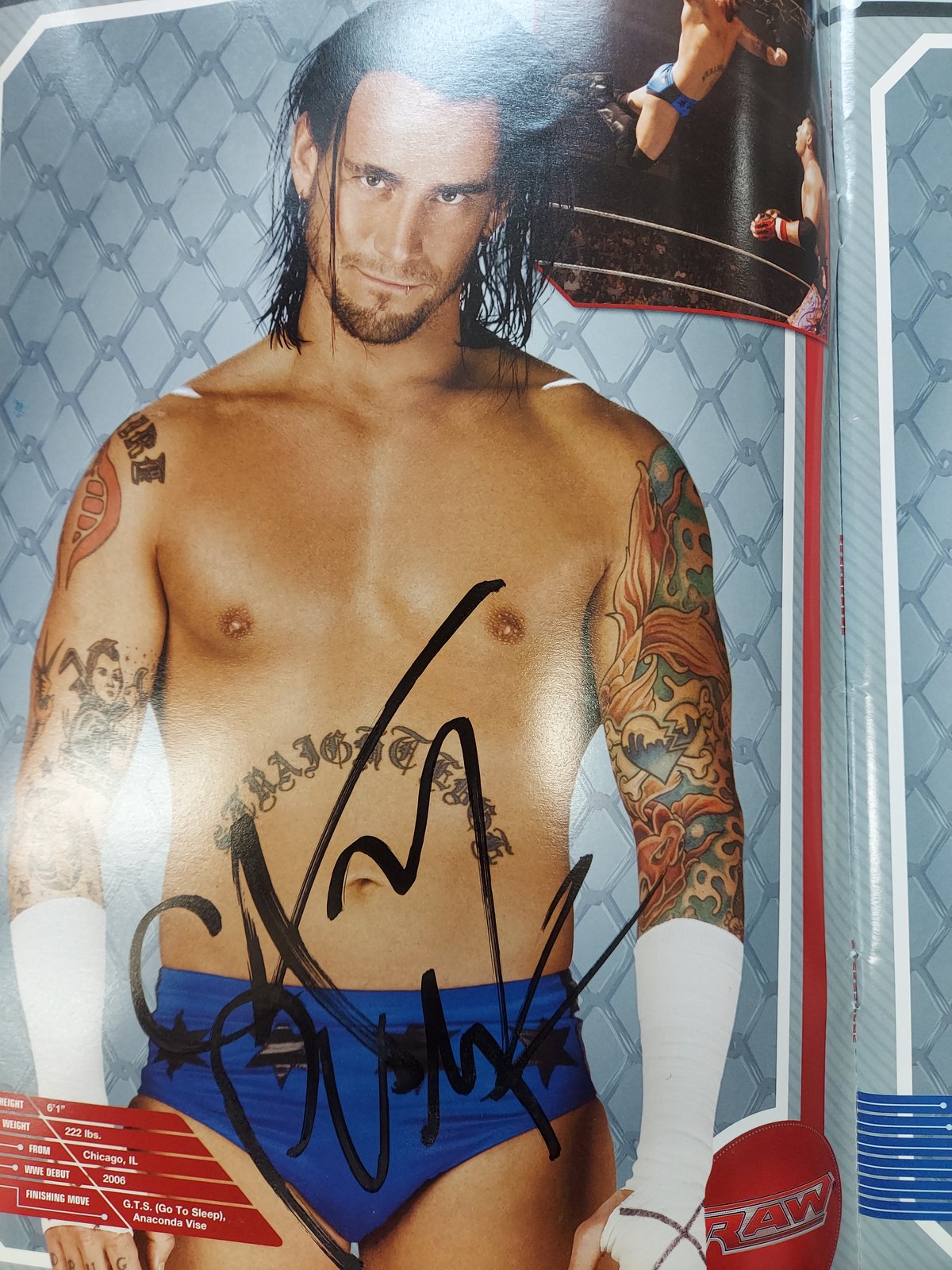 WWE ジョンシナCMパンクサイン AEW