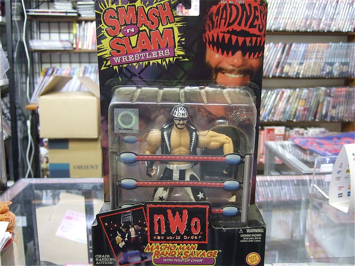 ランディ・サベージ SMASH 'n SLAMフィギュア プロレスショップチャンピオン