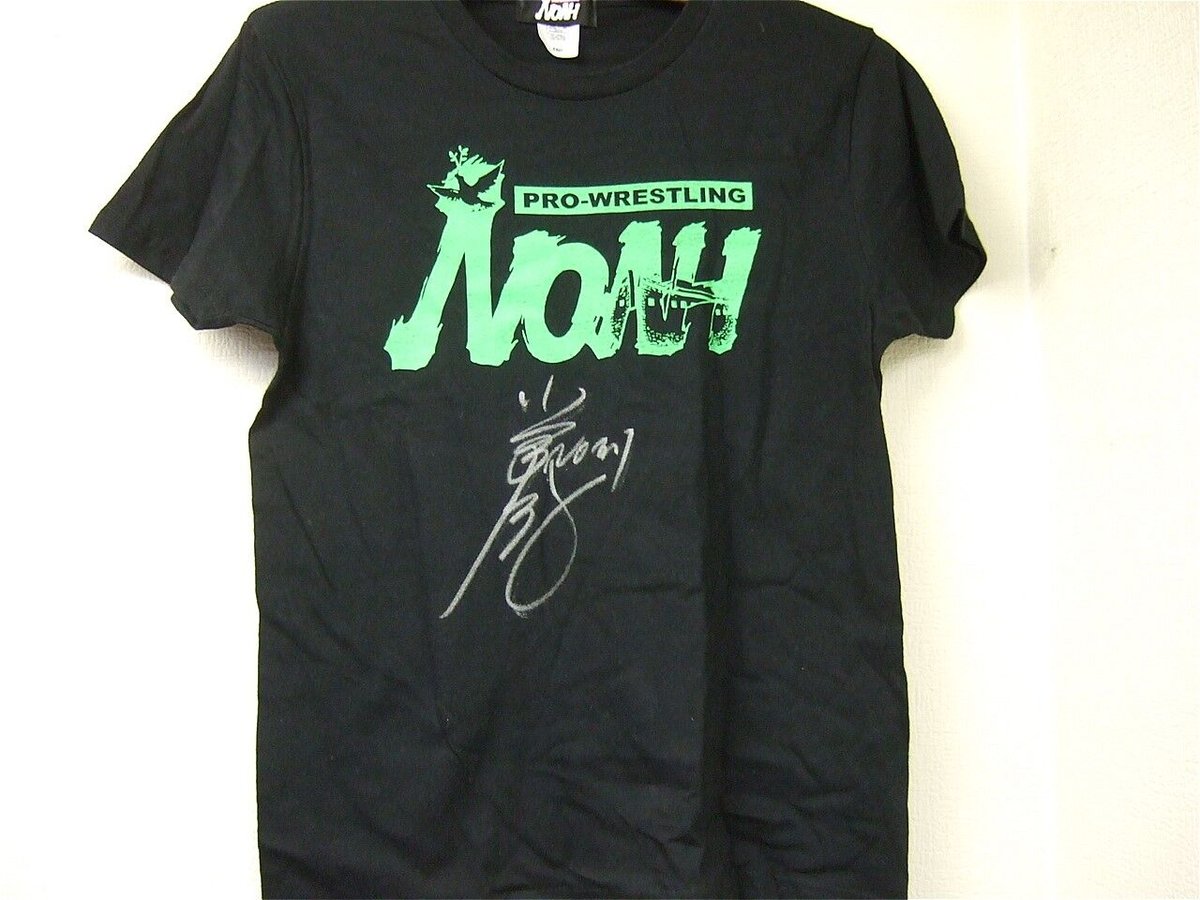 NOAH ロゴTシャツ サイズ160（小川良成直筆サイン入り）2 | プロレス 
