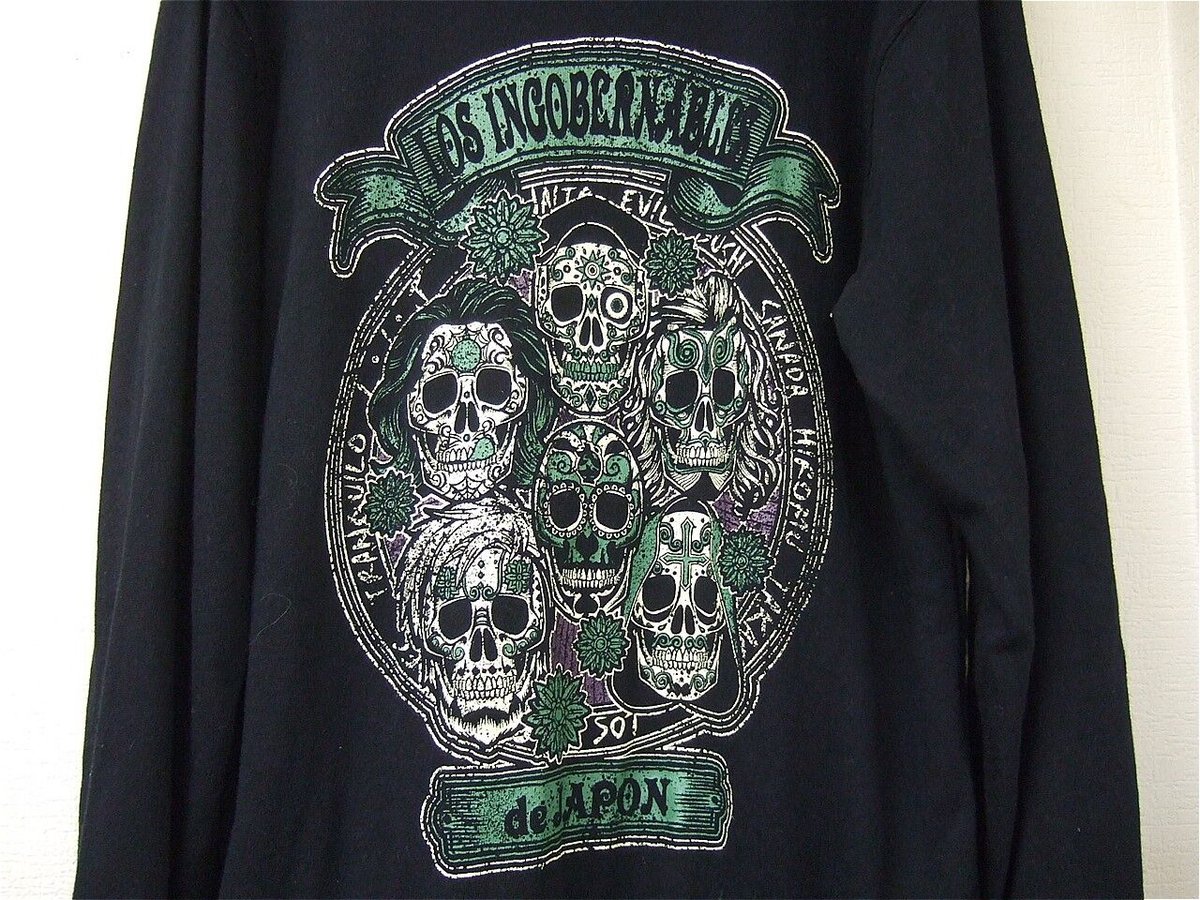 ロス・インゴベルナブレス・デ・ハポン 死者の日パーカー ブラック