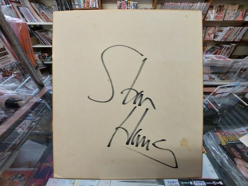 アンドレザジャイアント、スタンハンセンサイン色紙 original