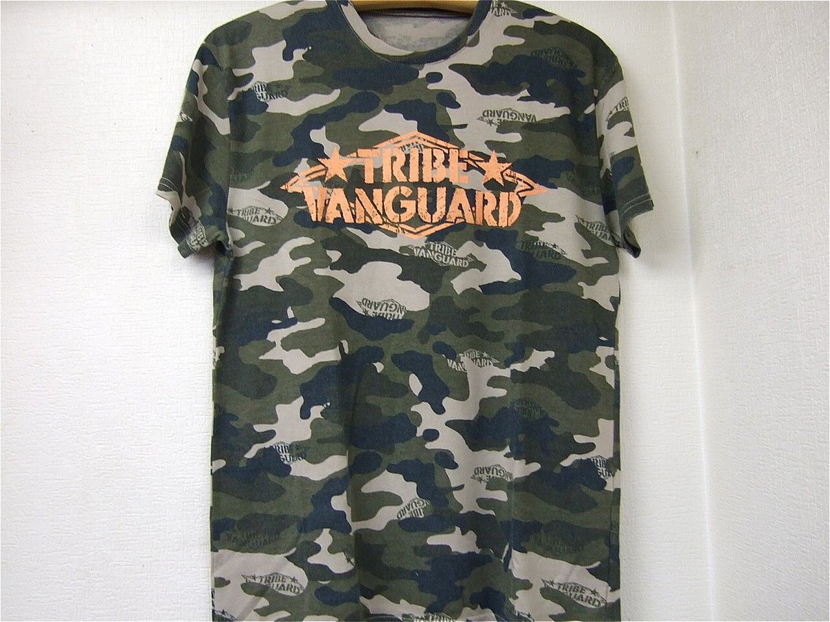 ドラゴンゲート TRIBE VANGUARDロゴTシャツ サイズ表記なし（M～Lサイズ程度）
