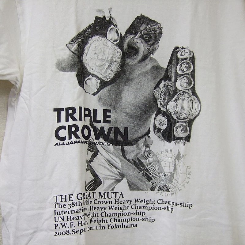 新日本プロレス グレートムタ Mサイン入りTシャツ