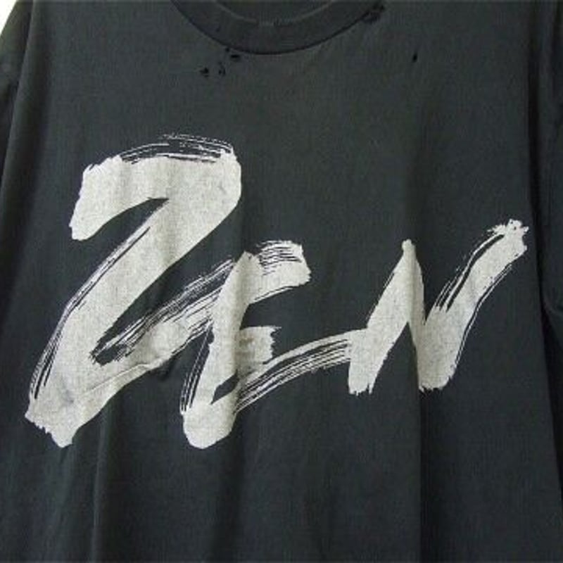 ZEN 当時モノ特大ロゴTシャツ サイズ表記なし （L～XLサイズ程度  