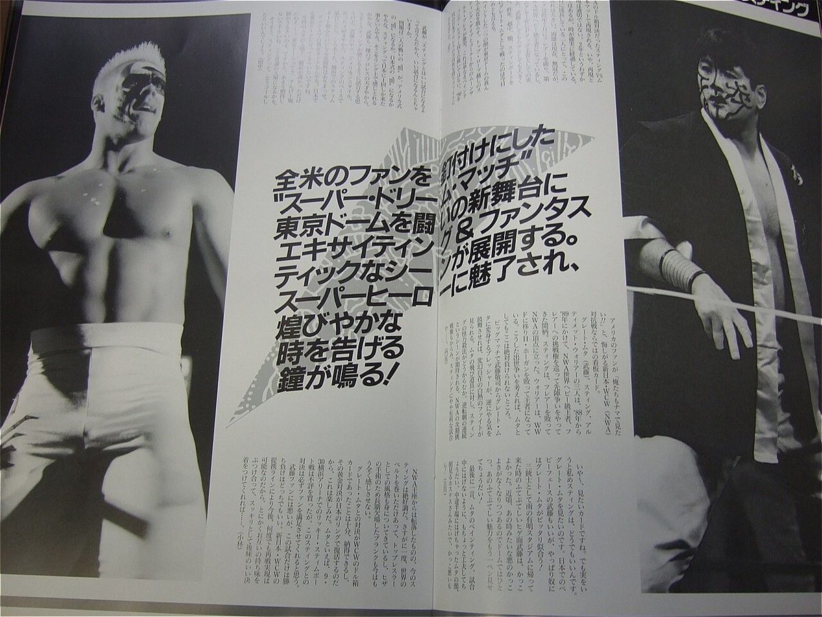 新日本プロレス 91スターケードIN東京ドーム大会パンフレット