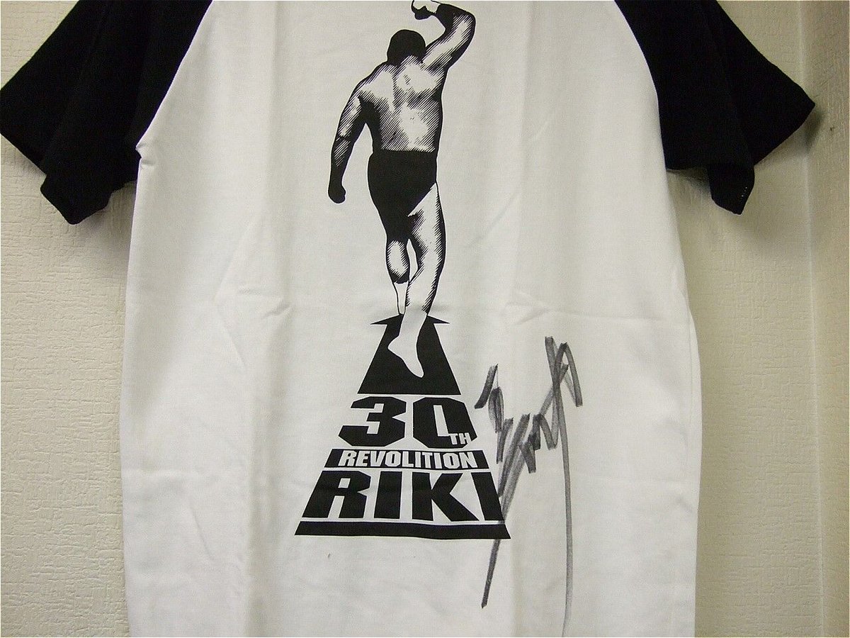 長州力デビュー30周年記念ラグランTシャツ Sサイズ（長州力直筆サイン 