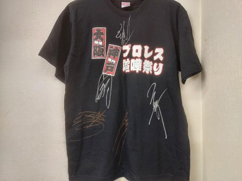 大阪神戸プロレス喧嘩祭り大会記念Tシャツ Lサイズ（CIMA、ドラゴン
