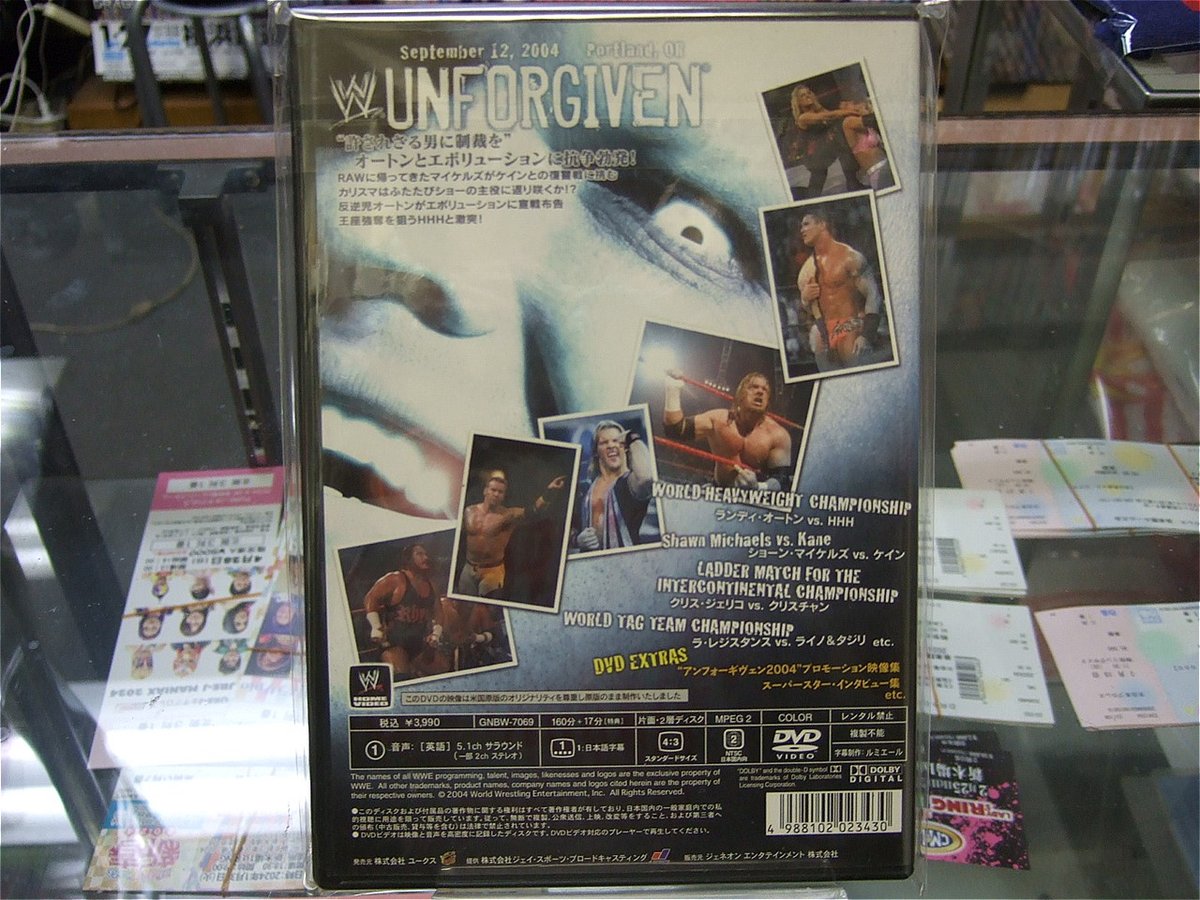 DVD WWE アンフォーギヴェン2004 | プロレスショップチャンピオン