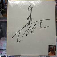 ザ・グレート・サスケ 直筆サイン色紙 (みちのくプロレスハンコ ザ・グレート・サスケ 直筆サイン色紙 (みちのくプロレスハンコ
