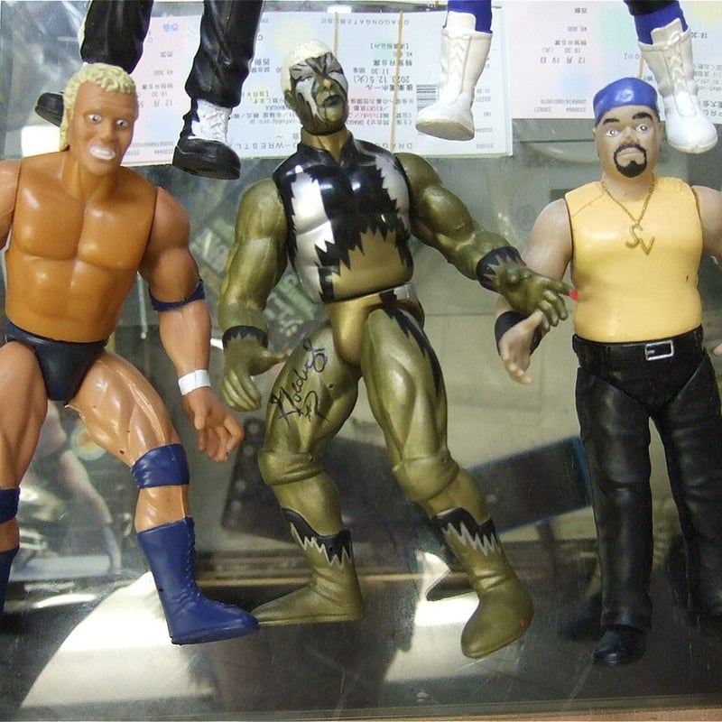 WWF レスリングフィギュア 6体セット WWF レスリングフィギュア 6体セット Wwe-プラスチック製の