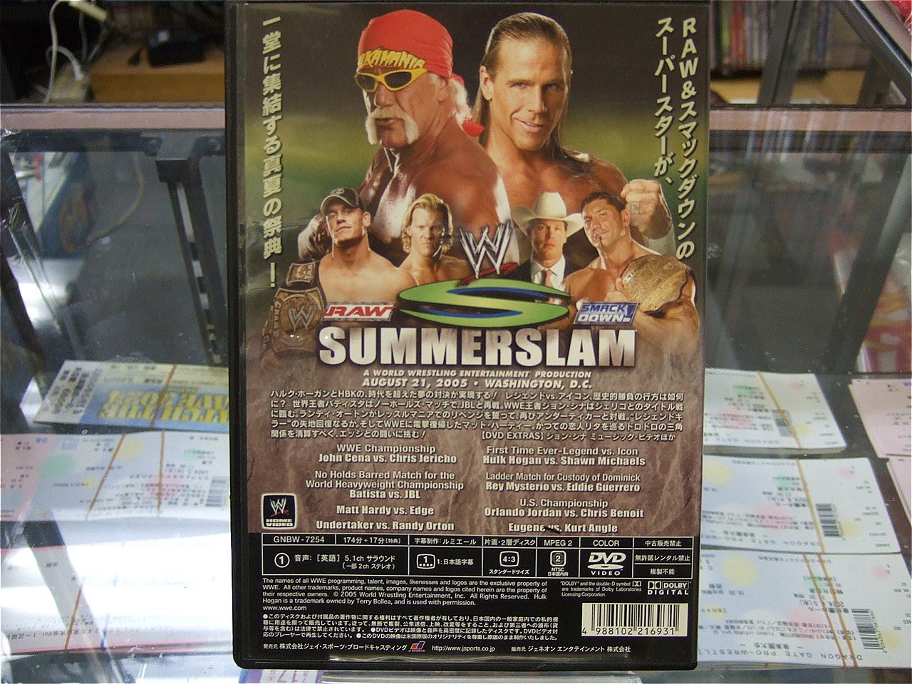 DVD WWE サマースラム2005 | プロレスショップチャンピオン
