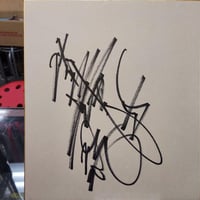 植松寿絵（WCWクルーザー級初代チャンピオン時）直筆サイン色紙