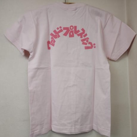 新日本プロレス ライオンマークTシャツ ピンク Sサイズ