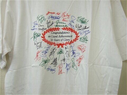 全日本プロレス 30周年記念 全選手サインプリントTシャツ XLサイズ