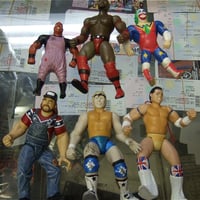 WWE WCW マテル レックス ルガー プロレス フィギュア レックス・ルガー（WCW時代）可動式フィギュア（開封済） | プロレス