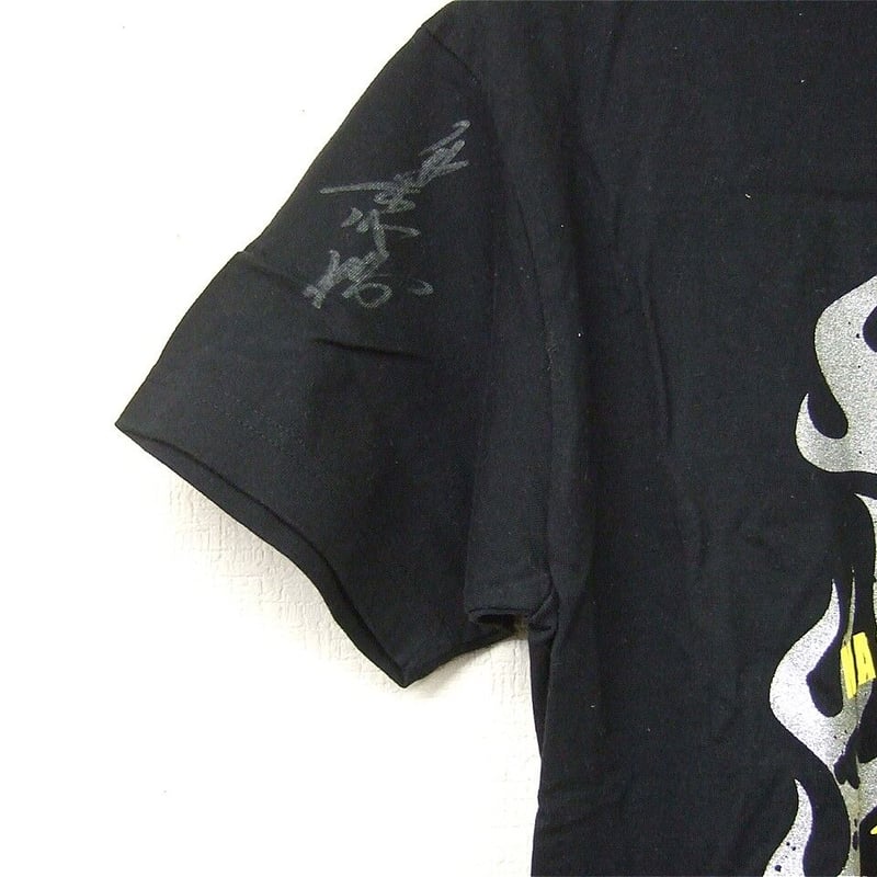 船木誠勝 侍Tシャツ（船木誠勝直筆サイン入り）Mサイズ