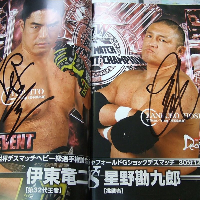 大日本プロレス2016年7月24日両国国技館大会パンフレット（伊東竜二