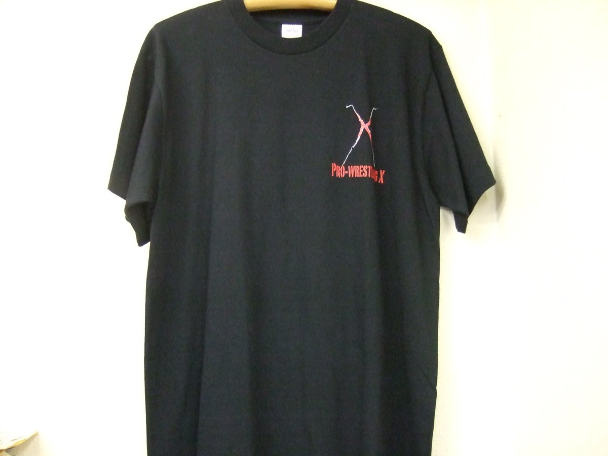 プロレスリングXロゴTシャツ（サイン入り（選手不明））Lサイズ