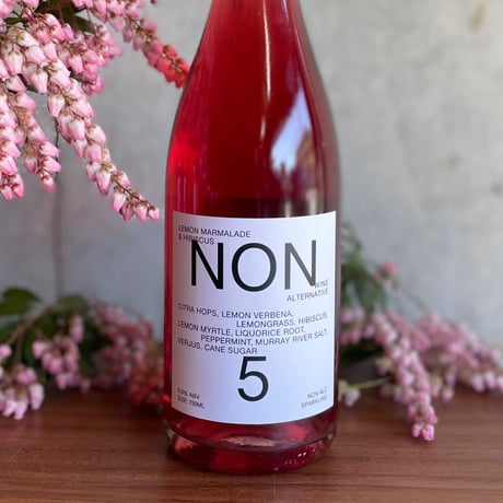 ＊＊　ノンアルコール　＊＊　　　　　　　　　　　　　　No.5 LEMON MARMALADE & HIBISCUS　／　レモンマーマレイド＆ハイビスカス