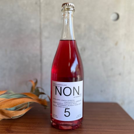 ＊＊　ノンアルコール　＊＊　　　　　　　　　　　　　　No.5 LEMON MARMALADE & HIBISCUS　／　レモンマーマレイド＆ハイビスカス
