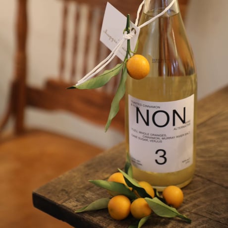 ＊＊　ノンアルコール　＊＊　　　　　　　　　　　　　　No.3  TOASTED CINNAMON & YUZU　／　トースティッド・シナモン＆ユズ