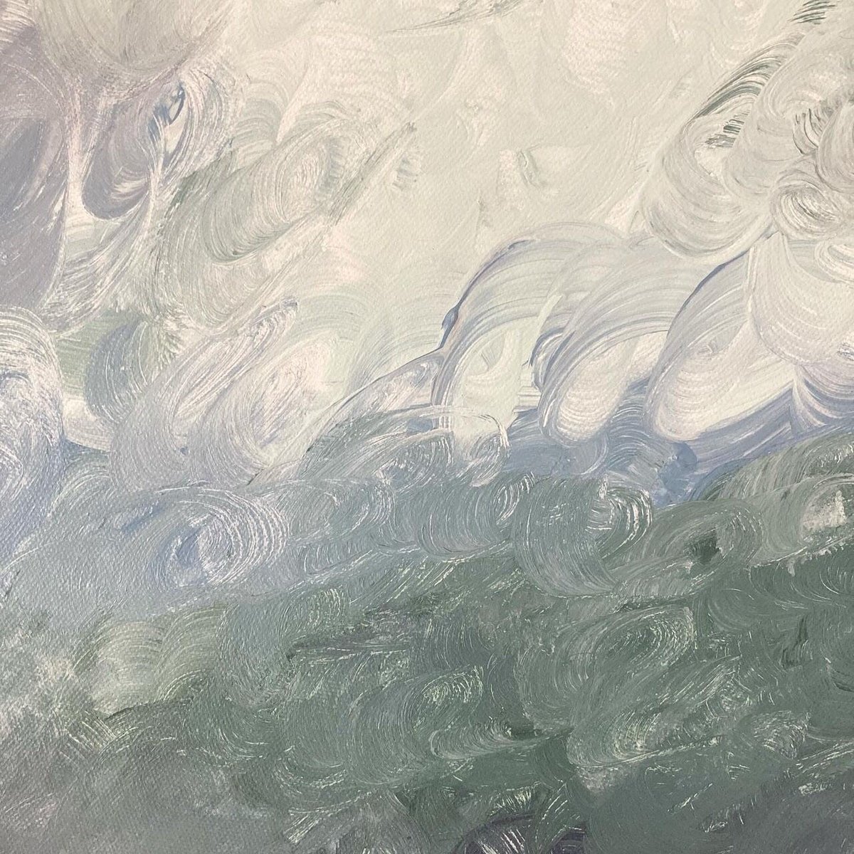 油絵（抽象画）Ｆ8 地球 油絵（抽象画）F8 地球 油絵（抽象画）F8 地球