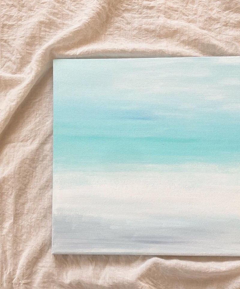 抽象画】 海の絵 | CEーart