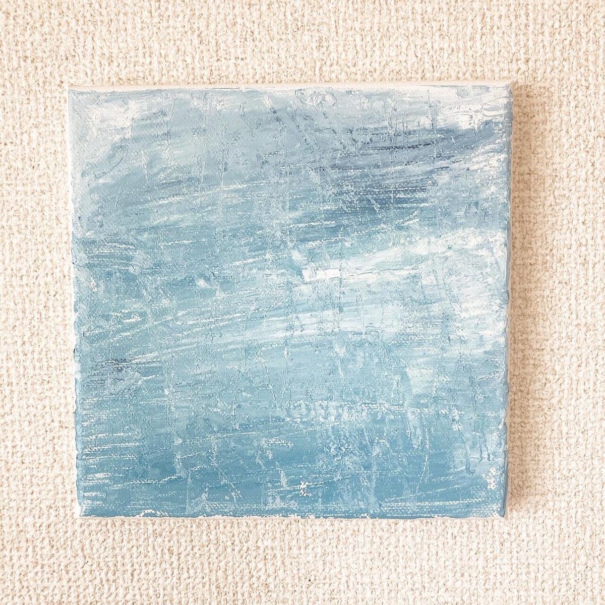 抽象画】空雲風の重なり。絵-nature three blue | CEーart