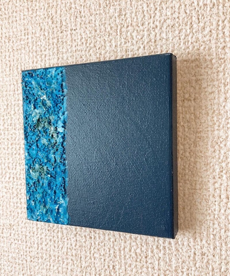 油絵（抽象画）Ｆ8 地球 抽象画 地球 絵画 La couleur aya 通販 11166461｜Creema(クリーマ)