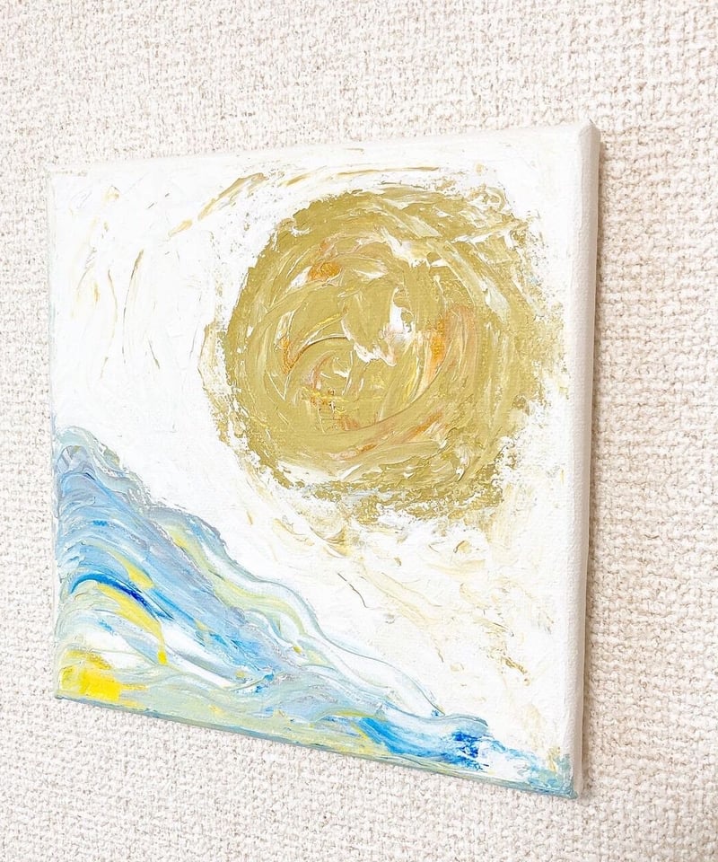 抽象画です 受注制作】【原画】桜2025 抽象画 桜 舞う 227×158mm（SMサイズ