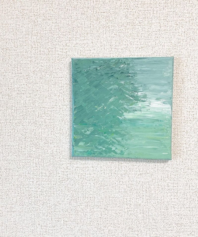 抽象画】そよ風がやさしく吹く森。の絵-forest with wind | CEーart