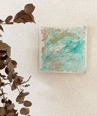 【抽象画】森のうたの絵-forest song