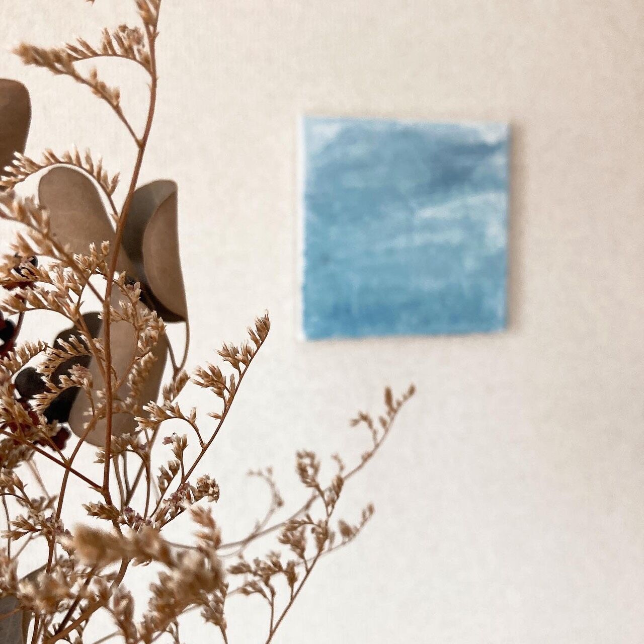 抽象画】空雲風の重なり。絵-nature three blue | CEーart